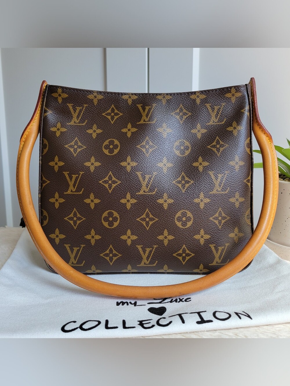 💕DISCONTINUED Louis Vuitton Looping MM Shoulder Bag Monogram